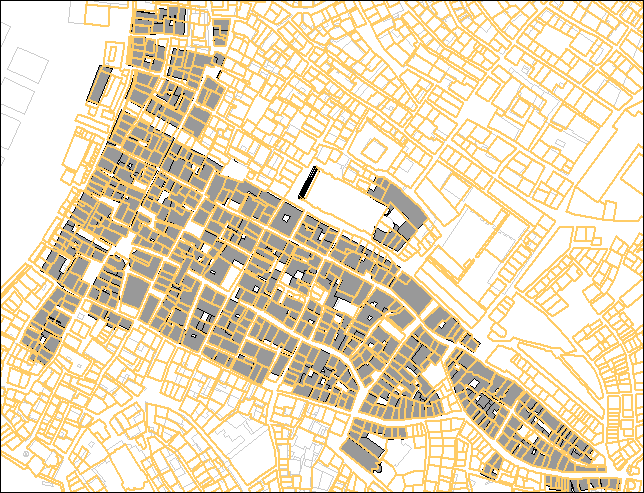 Carta impianto viario medievale